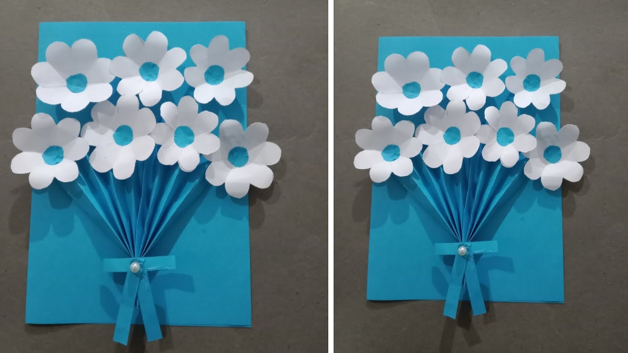 Easy and beautiful card making idea 💡#diy #art #artandcraft 