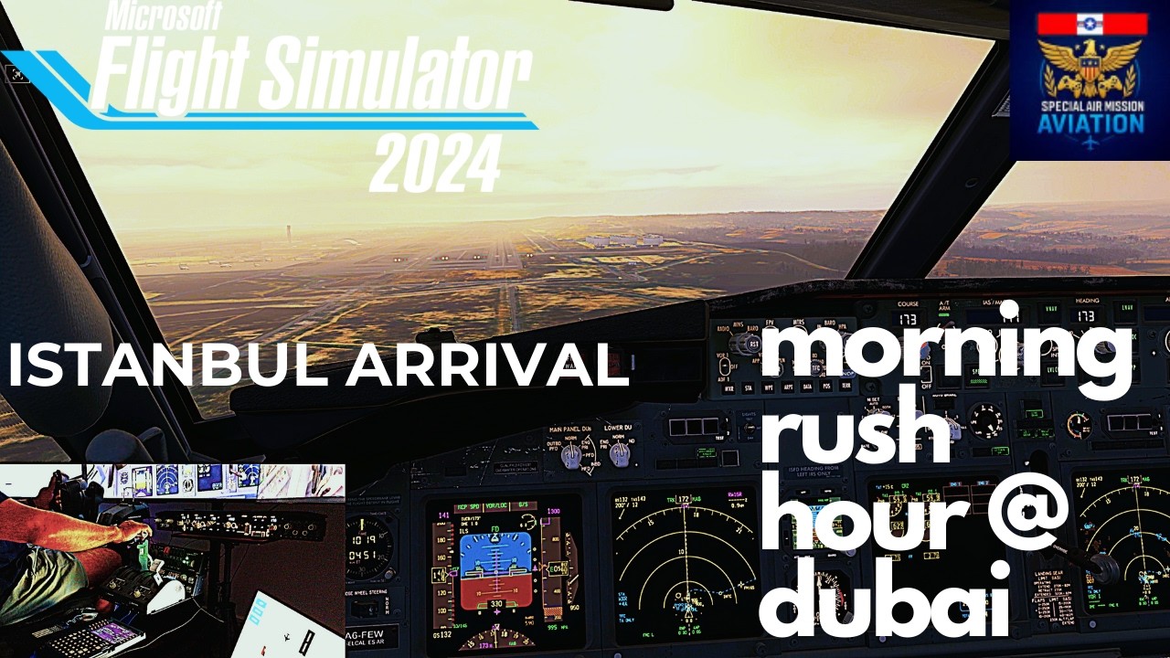 First Light over Dubai | PMDG 737-800 Flight to Istanbul | MSFS 2024 | 4K
