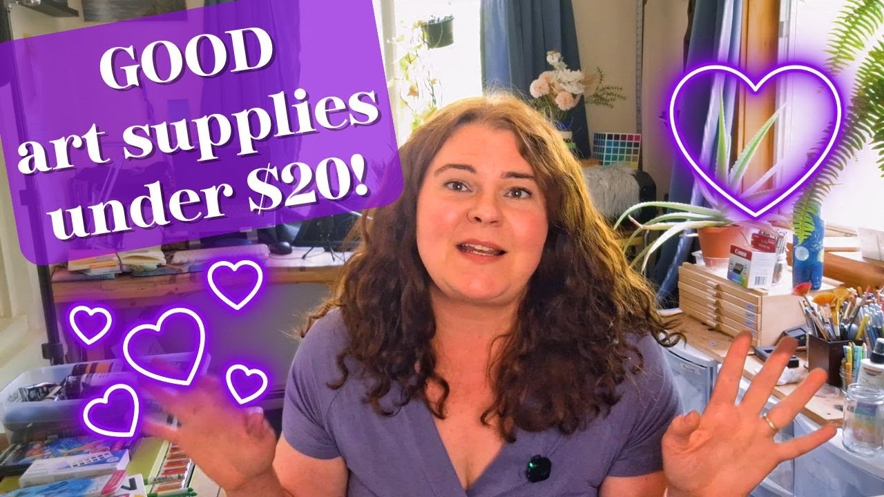 My Favorite SUPER INEXPENSIVE Art Supplies!