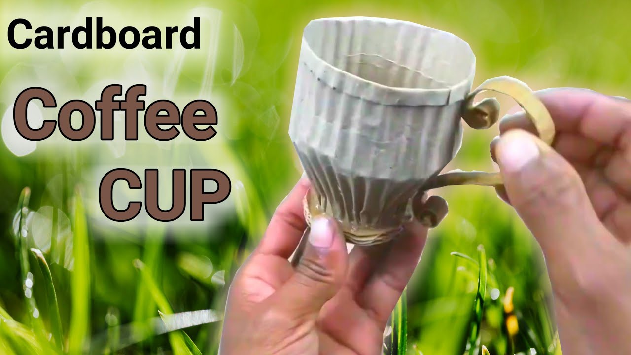 How to make coffee cup ll diy coffee /tea cup cardboard craft