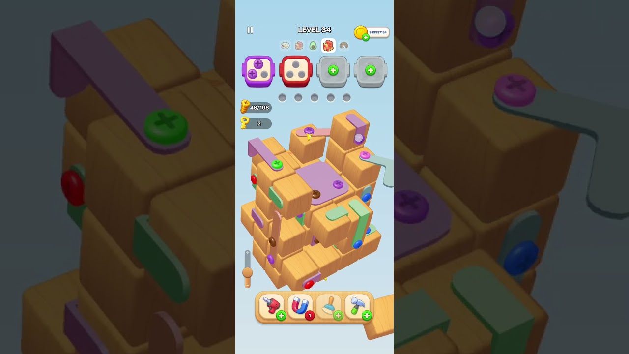 Solving Screwdom Lvl 34