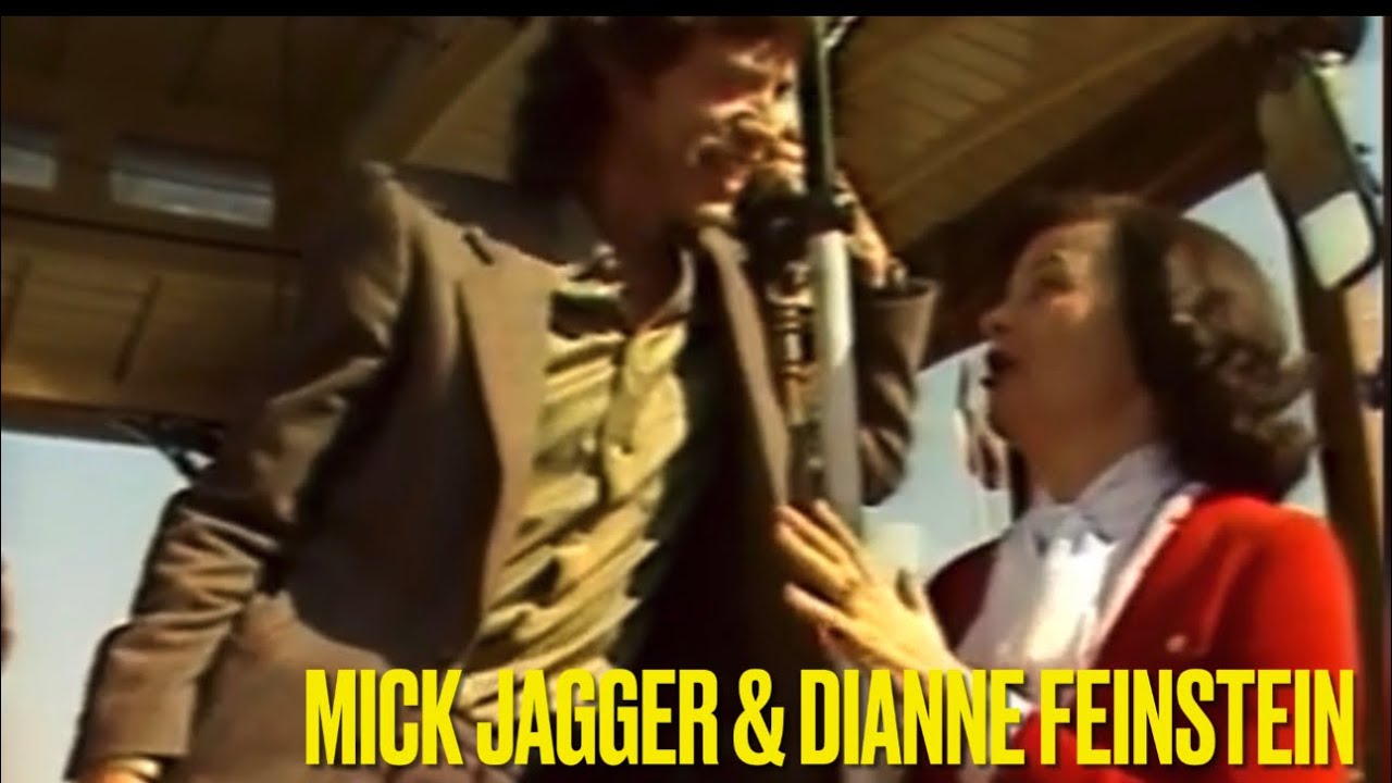 Mick Jagger on a Cable Car in San Francisco