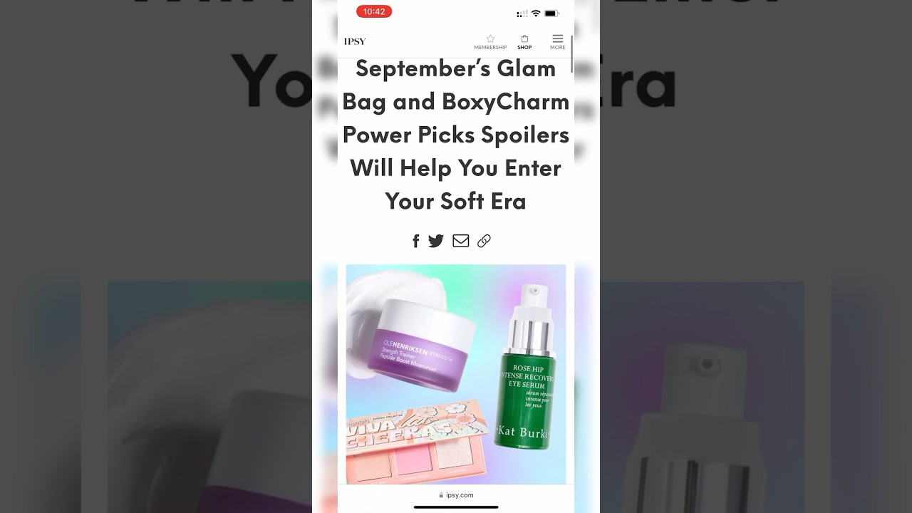 *OFFICIAL SPOILERS* SEPTEMBER 2024 IPSY GLAM BAG & BOXYCHARM POWER PICKS &bull; Sneak Peeks | Viruzzzka