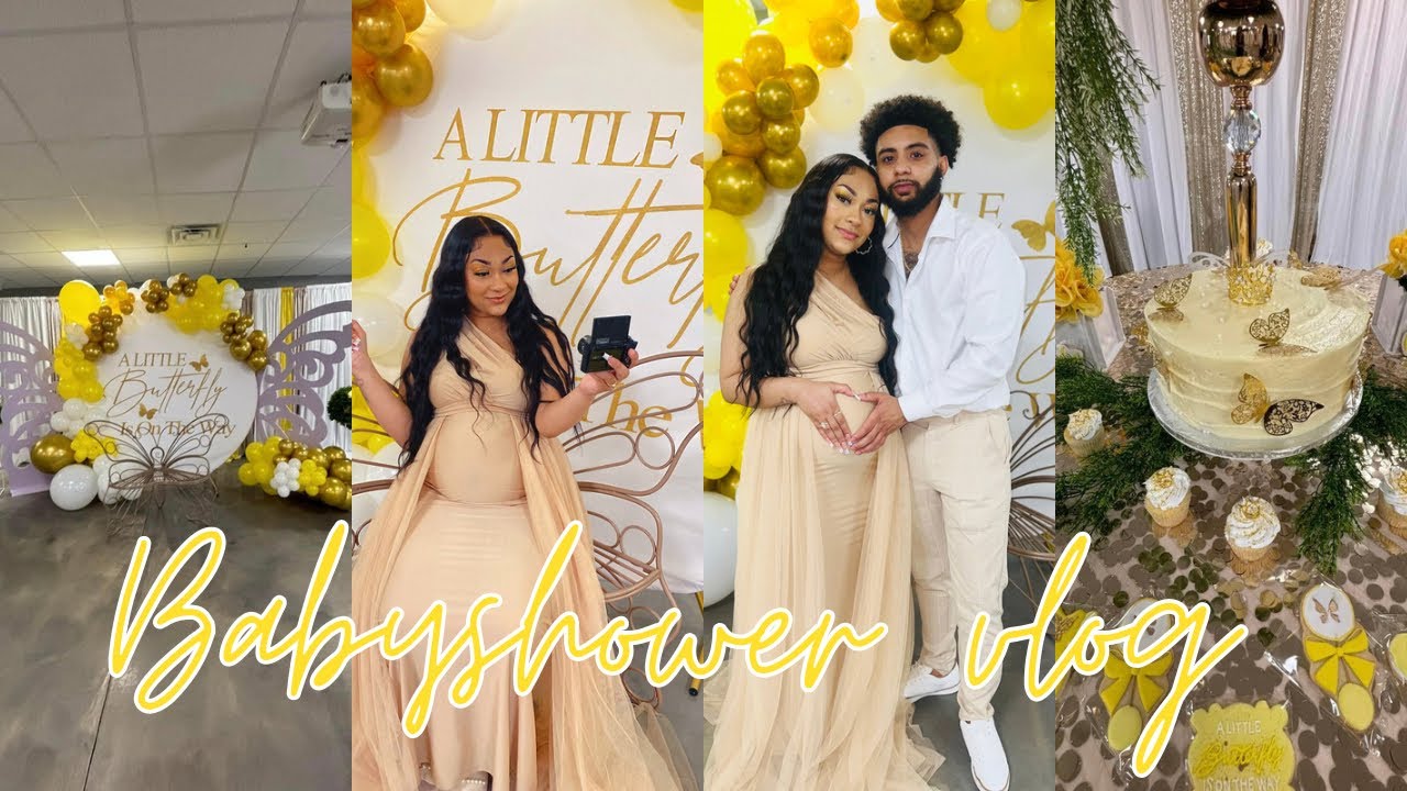Our babyshower vlog 💛 | Unique La’trese