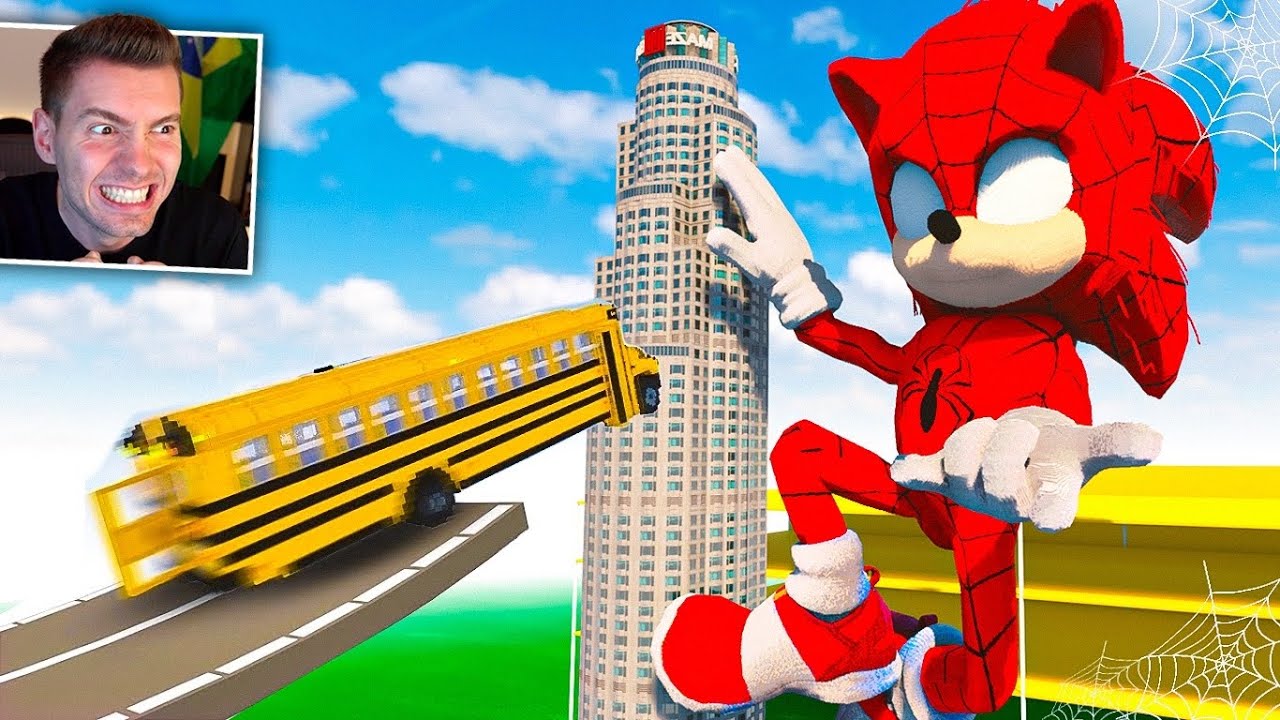 CARROS vs SONIC SPIDER-MAN (surreal) - Teardown