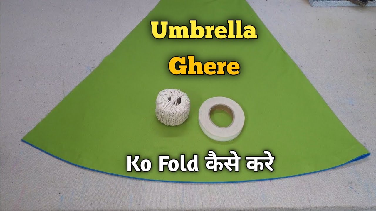 Umbrella Ghere ko Finishing se Fold Karne Ka Easy Tarika | Zara Boutique