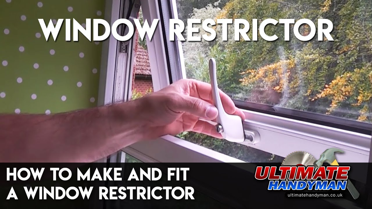 How to make and fit a window restrictor