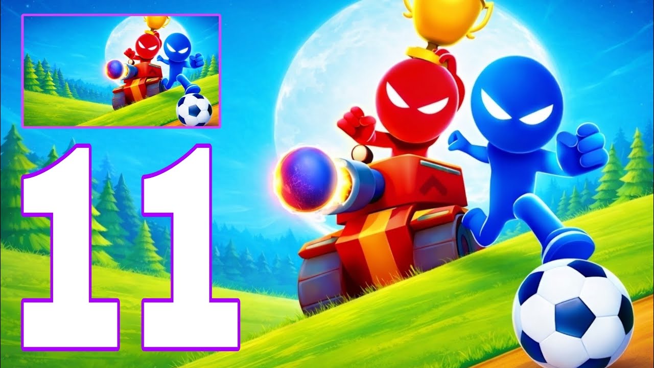 STICMAN PARTY 1234 - ANDROID GAMEPLAY WALKTHROUGH #11 