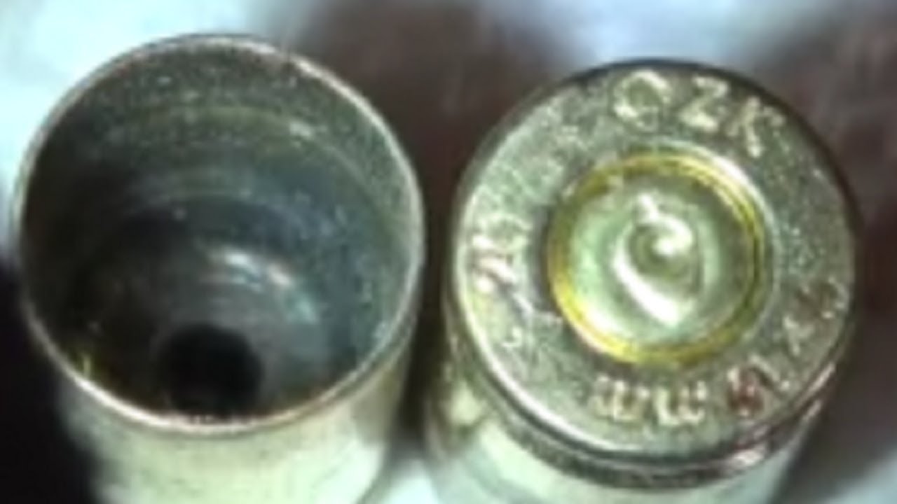 OZK headstamp. Stepped Brass. 9mm Luger.  Magnetic.