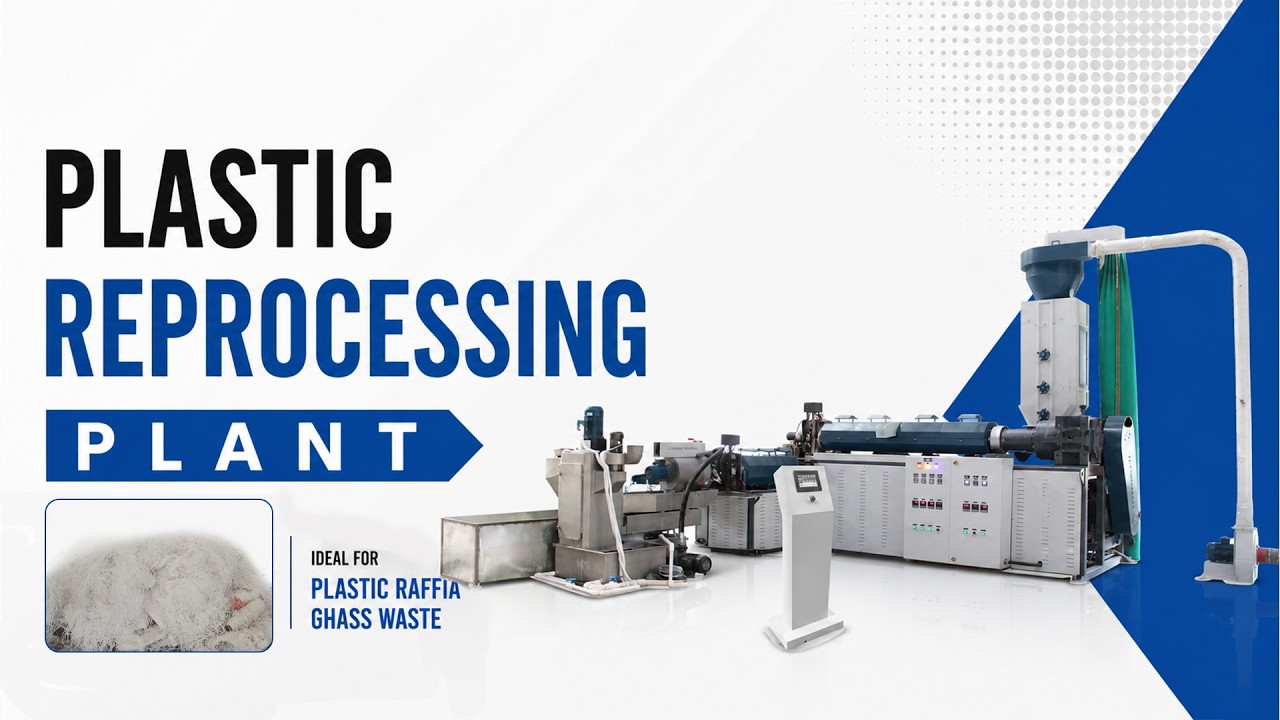 Raffia Ghass Plastic Reprocessing Plant | Vardhman Industries 