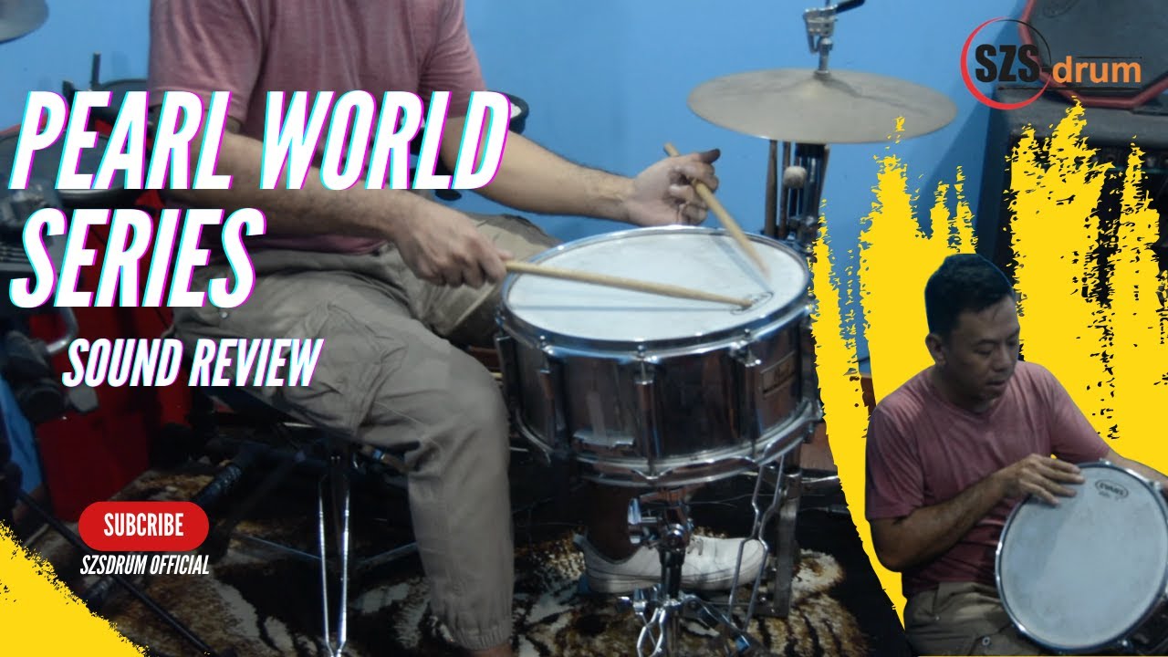 SZSDRUM PEARL WORLD SERIES 6.5x14 SNARE SOUND REVIEW