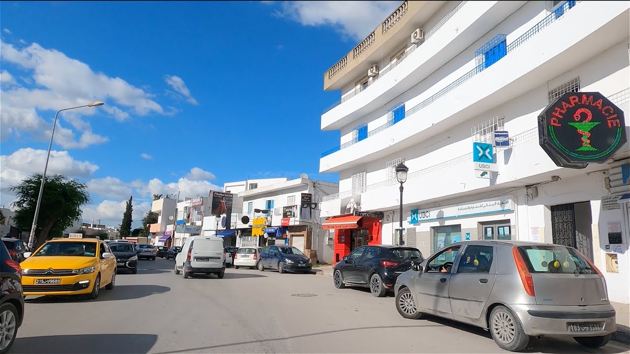 Manouba To Bardo In The Rush Hour, Tunisia 🇹🇳 4k, منوبة
