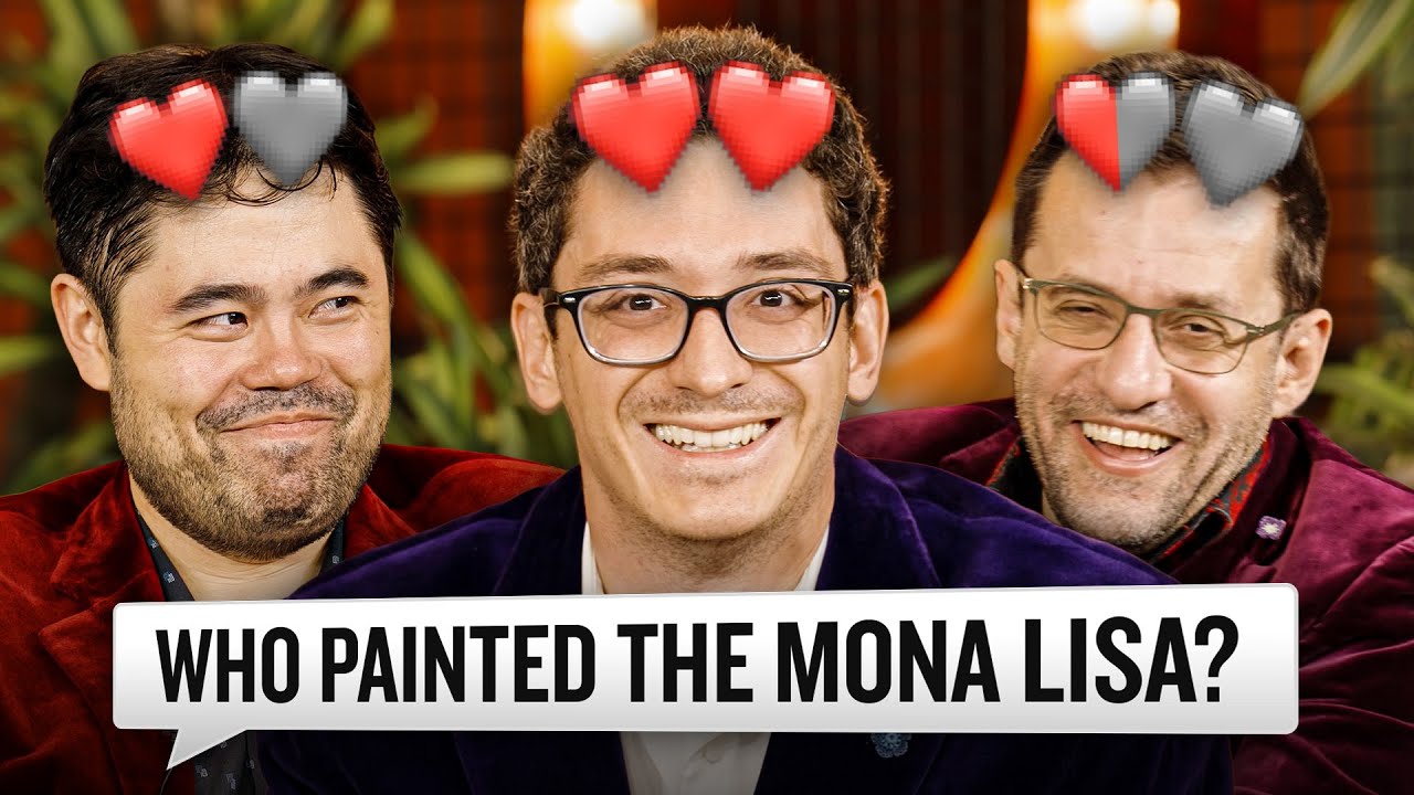 “I’ve embarrassed myself” – Grandmaster Trivia Test w/ Fabi Caruana, Hikaru Nakamura & Levon Aronian