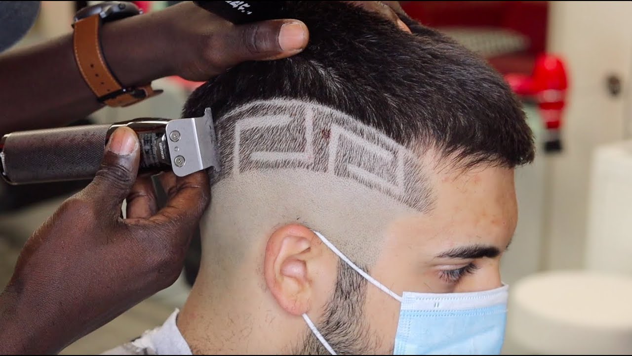tutorial HAIR TATTOO e come fare linee perfette ( hair tattoo versace )