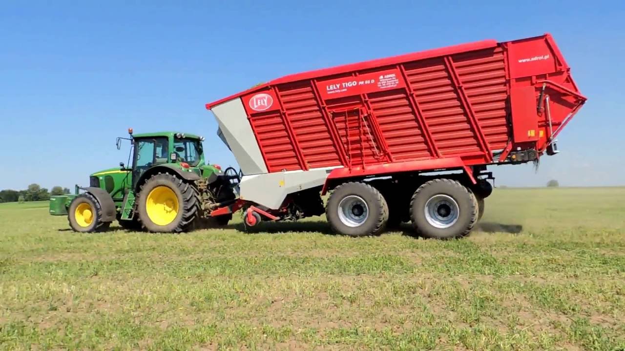 Akcja kiszonka 2016! John Deere 6620 premium + Lely Tigo PR60D. DabroLs