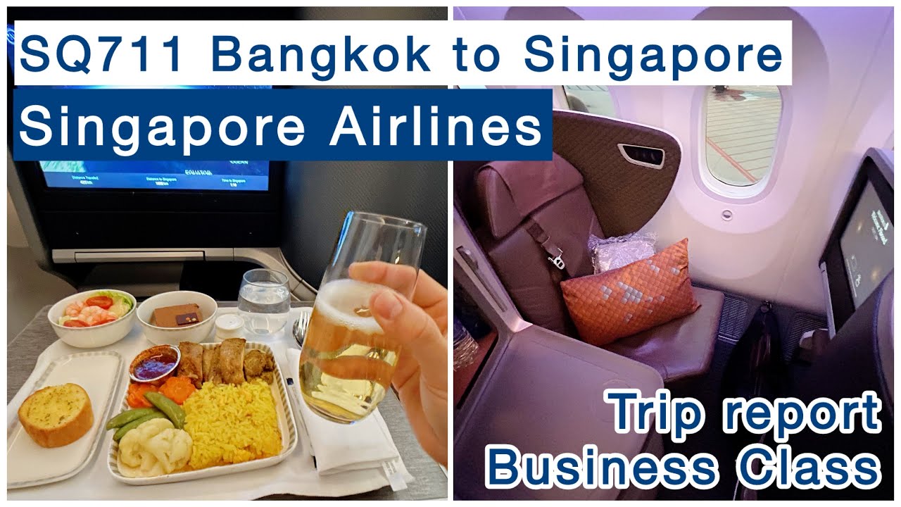 Flying Singapore Airlines Business Class | Bangkok to Singapore | SQ711 Trip Report