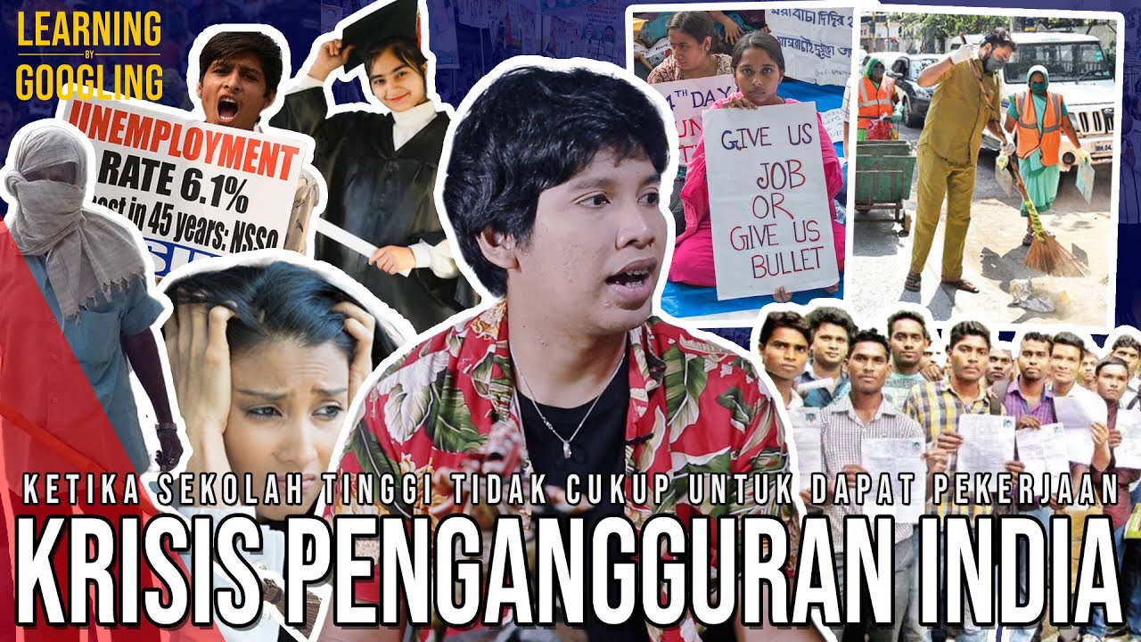 Lulusan S2 Cuma Bisa Jadi Tukang Sapu! Bakal Memburuk? Krisis Pengangguran India |LearningByGoogling