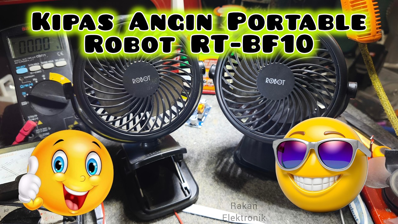 Service Kipas Angin Portable Robot RT-BF10 #kipasangin #portable #robot 