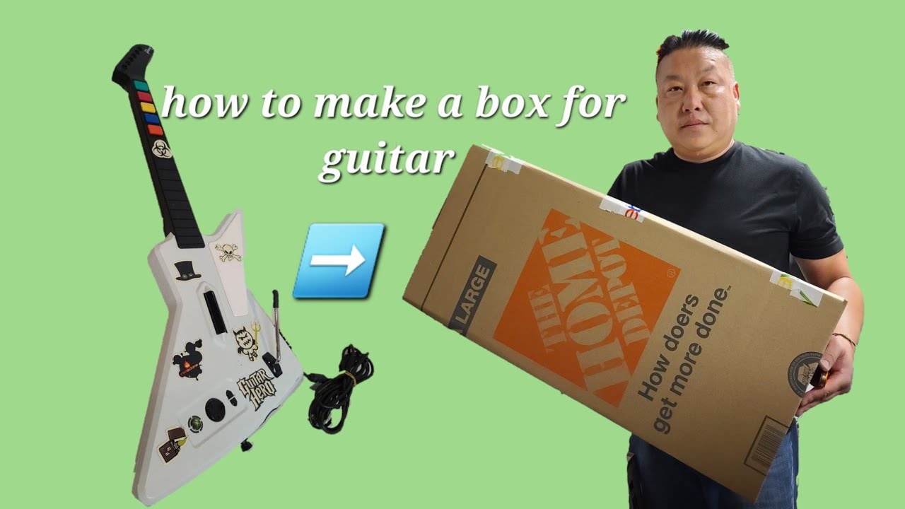 how to make a box for guitars & guitar hero controllers