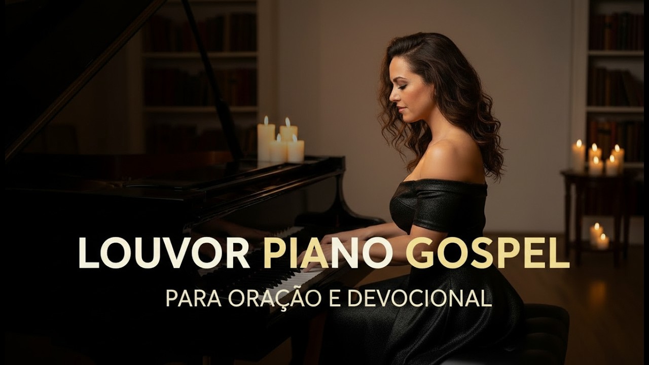Louvor Piano Gospel – Meu Refúgio em Ti Como Fundo Musical Para Oração e Devocional Diário