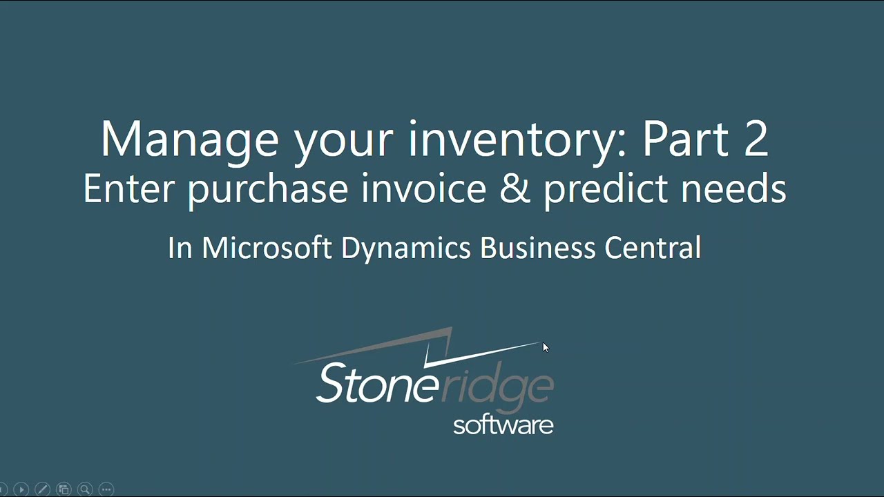 How to Manage Your Inventory in Business Central - Part 2