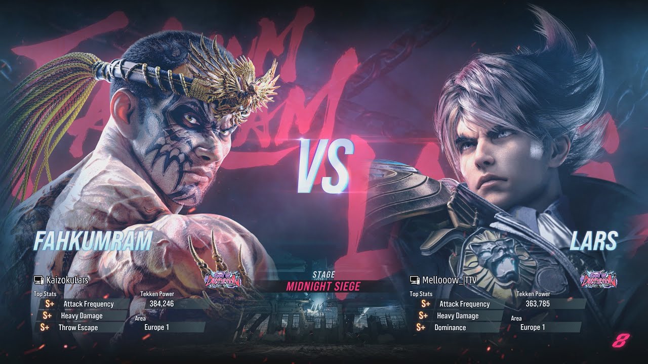 #98 DeathMatch | Fahkumram (God of Destruction) vs Lars (God of Destruction) | Tekken 8 Ranked