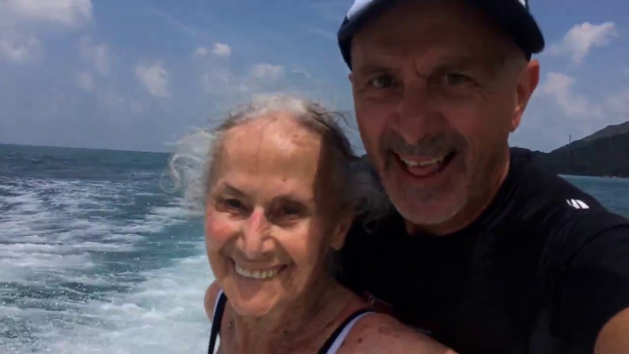 Papy Lubi so proud about his 80 years old Mum ...