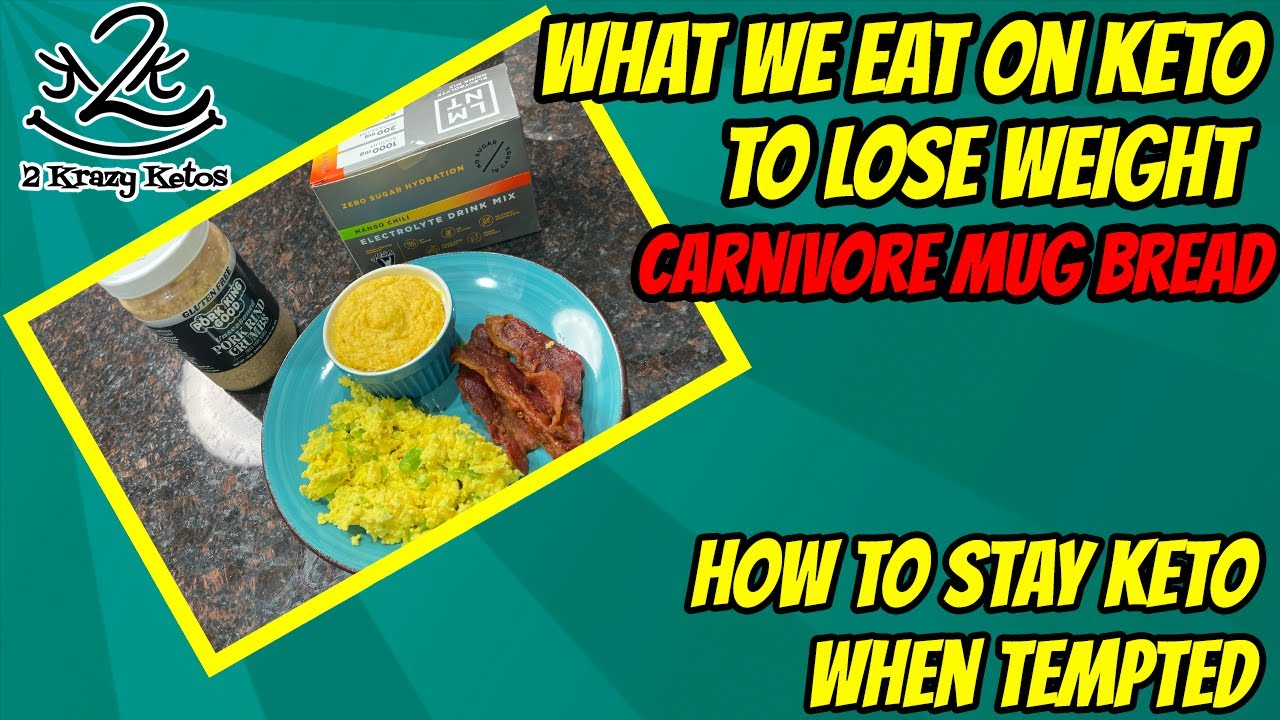 Хлеб в кружке Carnivore | Как придерживаться кето-диеты, когда возникает соблазн | Что мы едим на...