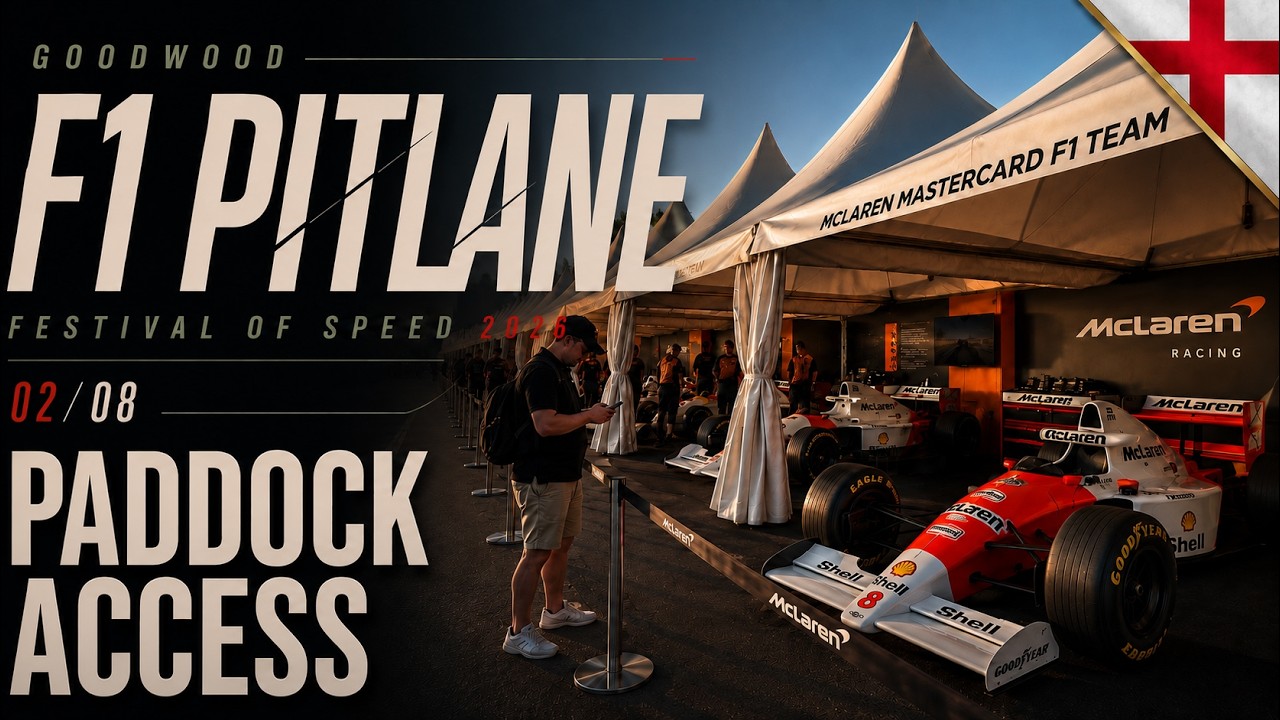 🇬🇧 Through Goodwood&rsquo;s F1 Pit Lane & Paddocks | Festival of Speed 2026 POV