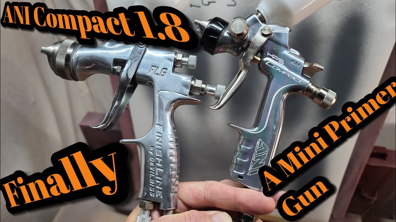 First look, ANI Compact Mini Primer Gun 1.8 R160 & Devilbiss FLG5 , Pattern Review