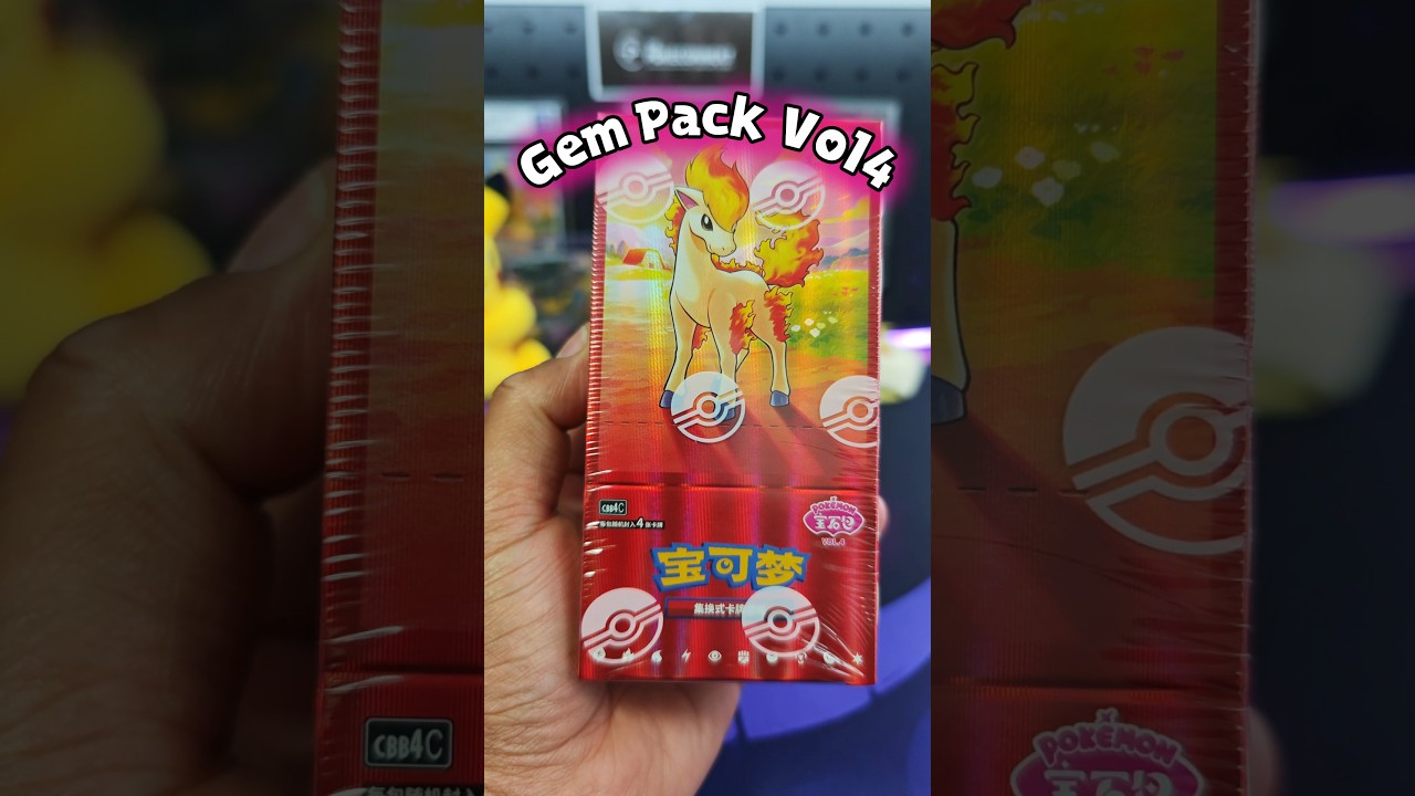 Распаковка набора драгоценных камней, том 4, китайские покемоны #pokemon #pokemontcg
