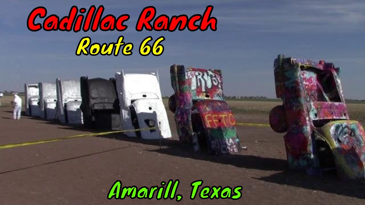 Cadillac Ranch On Route 66 In Amarillo, Texas
