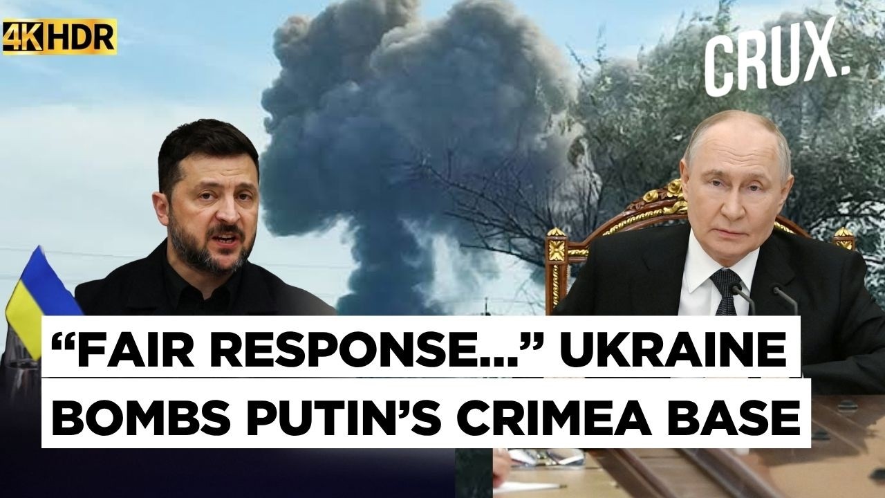 Ukraine &lsquo;Burns' Putin's Jets in Crimea? Kyiv Forces 'Hit' Russian Oil Hub 1300 Km From Frontline |4K