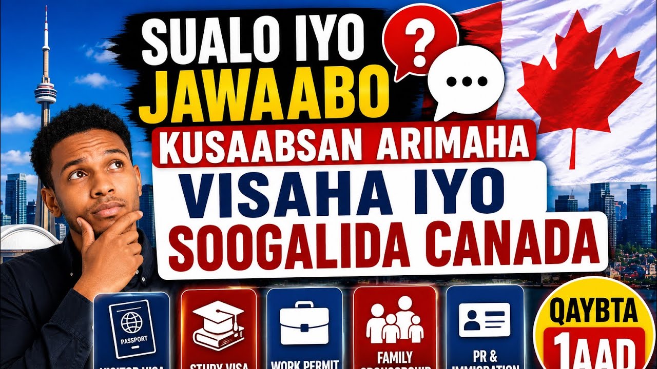 Sualo iyo Jawaabo kusaabsan Arimaha Visaha Canada | Qaybta 1aad