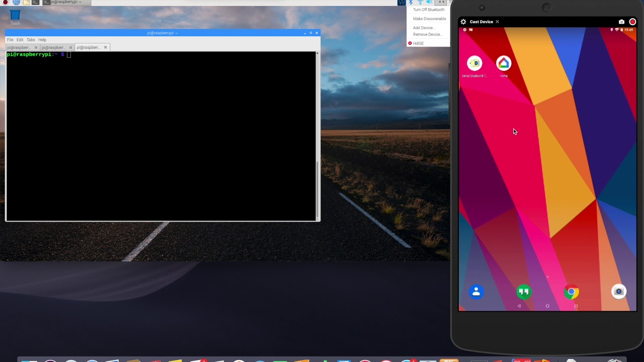 Raspberry Pi to Android SPP Bluetooth communication