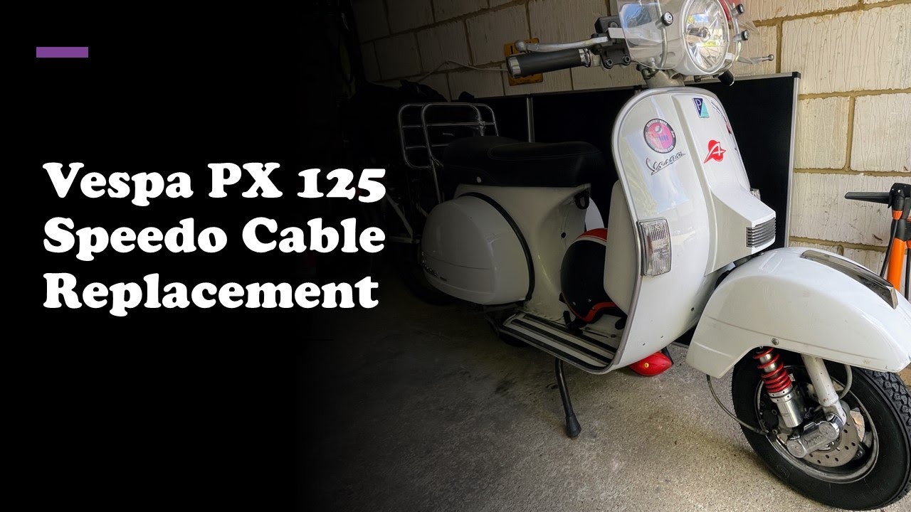 Vespa PX 125 Speedometer Cable Replacement