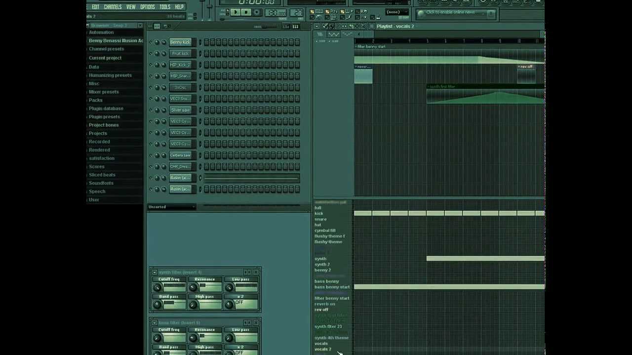 FL STUDIO TUTORIAL   How to make benny benassi bass synth