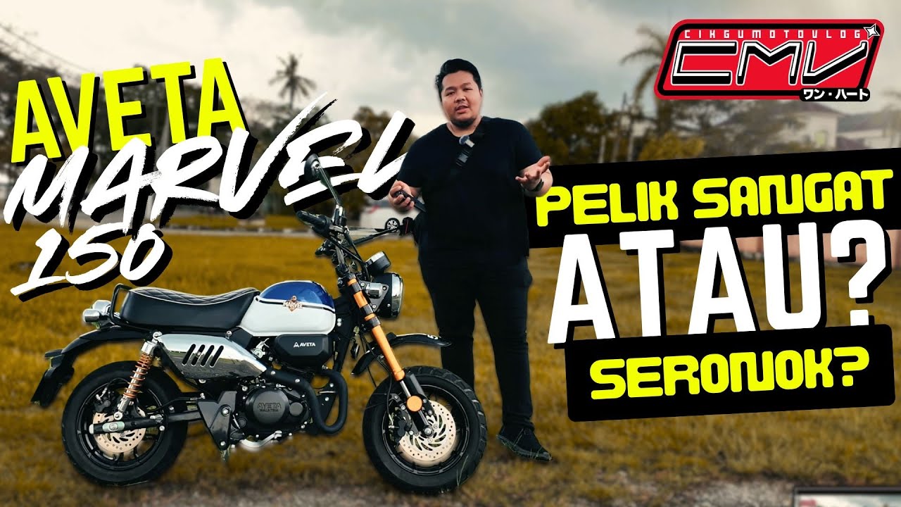 AVETA MARVEL 150 FUN MOTOR NI ! FULL RIDE REVIEW, WALKAROUND DAN BUNYI EKZOS! |4K| DJI |