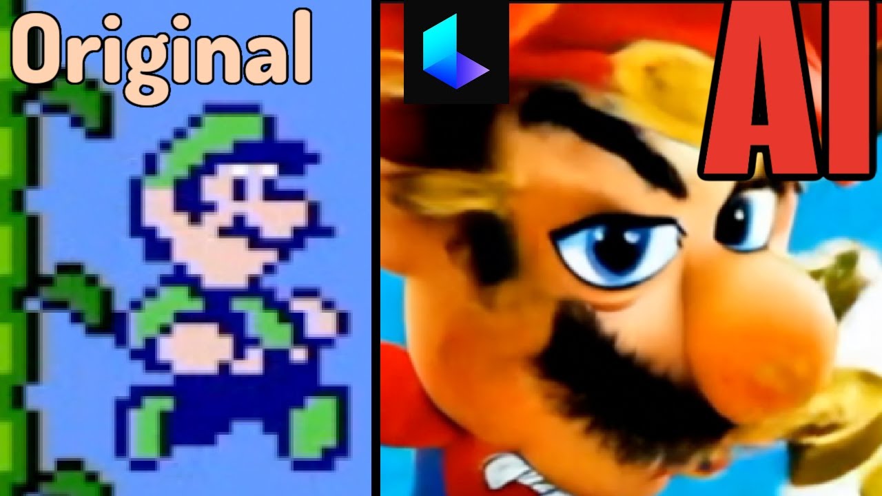The Super Mario 2 animated AI nightmare (luma ai)