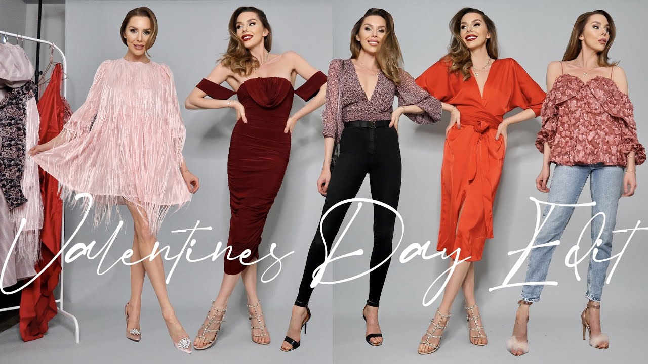 14 VALENTINES DAY OUTFIT IDEAS // lingerie, dresses, tops, pjs & jewellery // HAUL & TRY ON