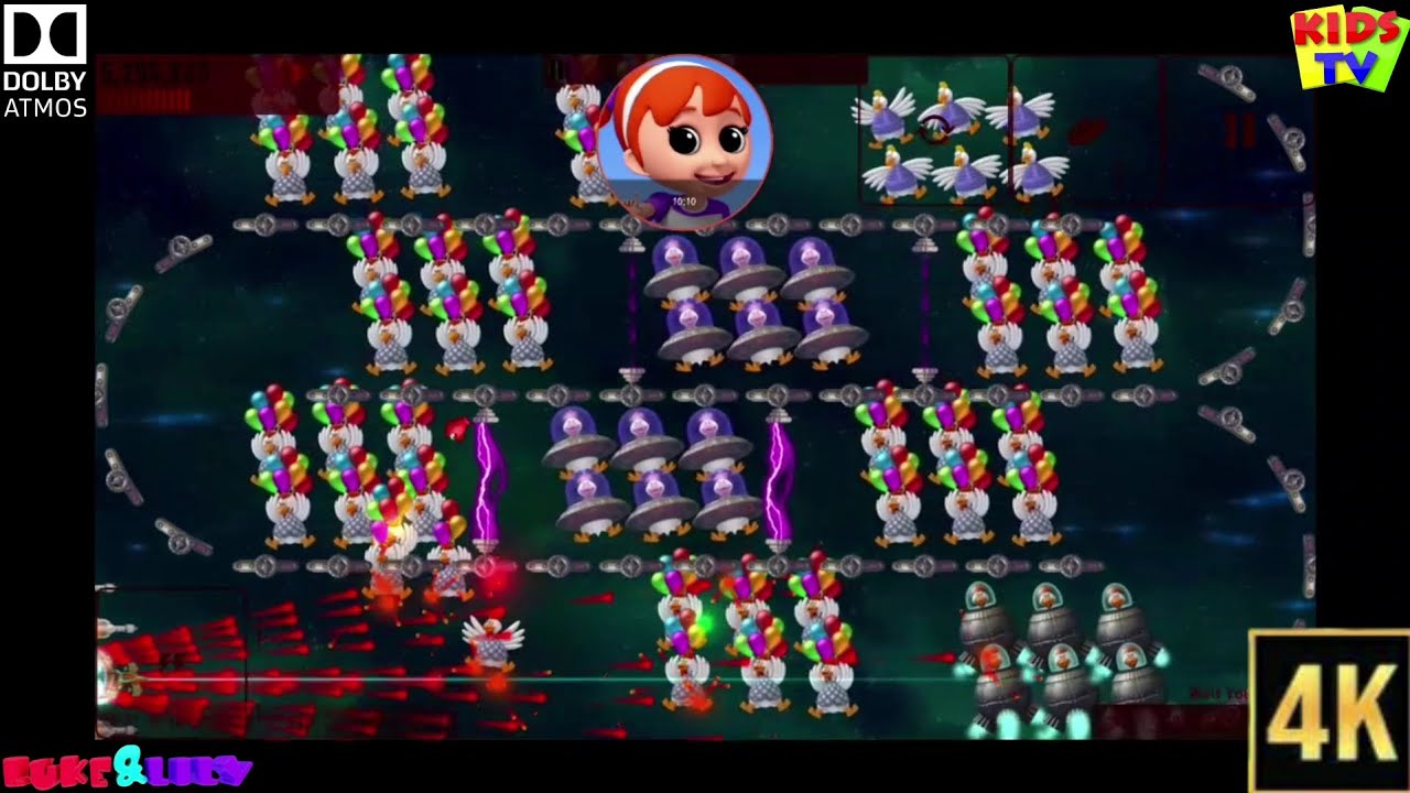 Chicken Invaders Universe Kids TV Random #61: Hard Mission #70 | By Luke & Lily