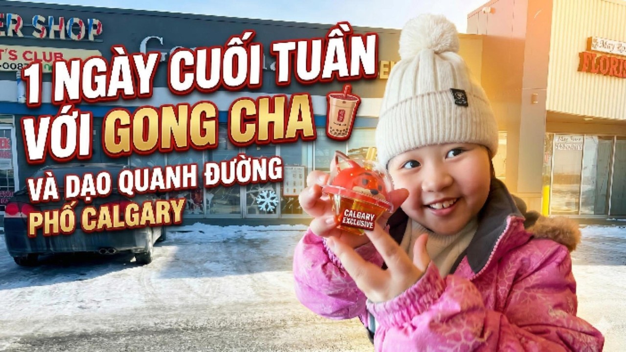Vlog 01: Có gì thú vị khi dạo phố Calgary vào cuối tuần? 🥤❄️