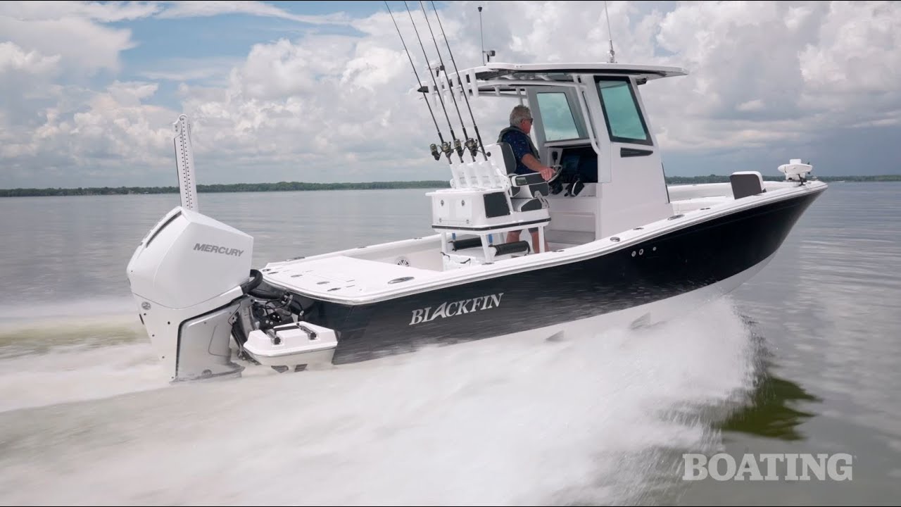 Check out Boating Magazine's test and review of the all new Blackfin 242HB!
