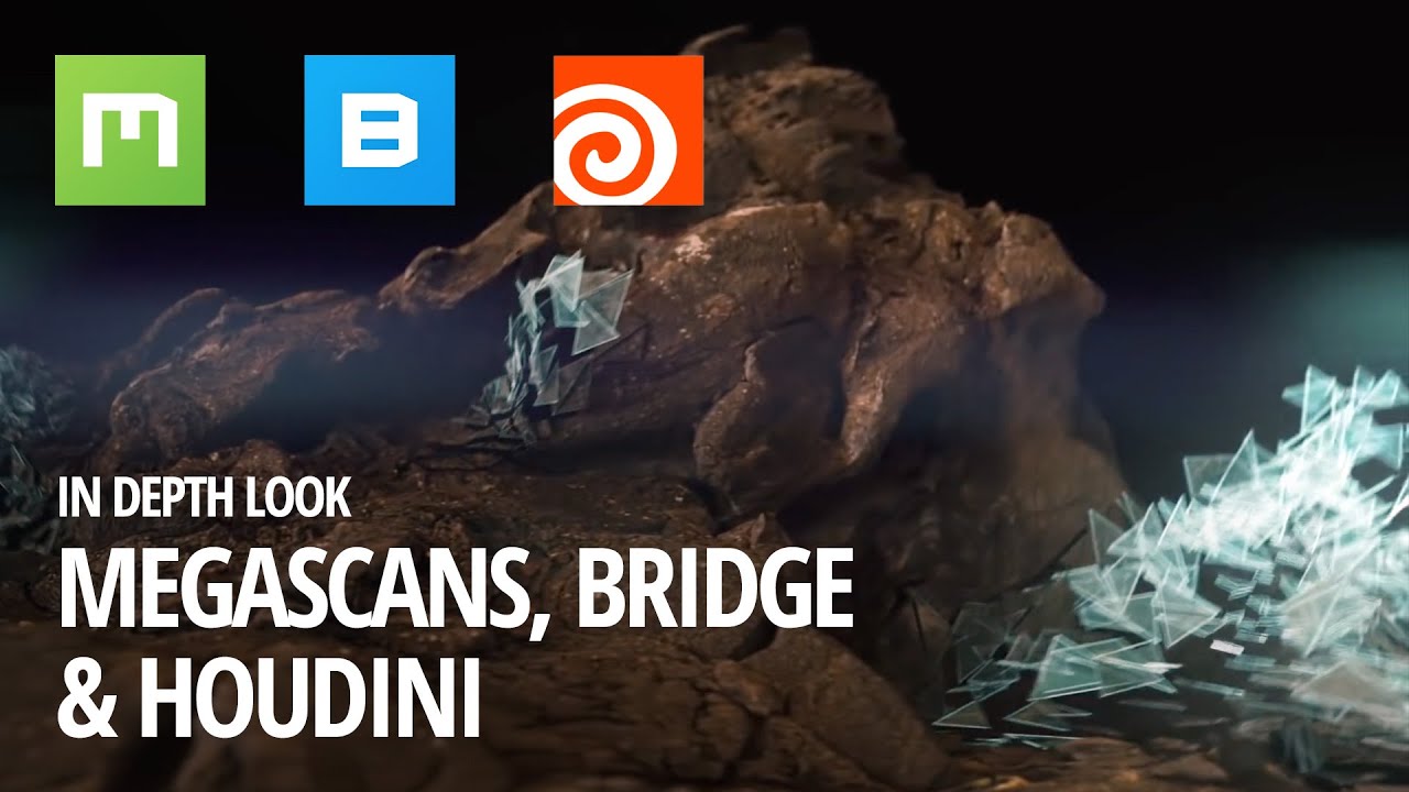 Megascans + Bridge + Houdini: an in-depth look