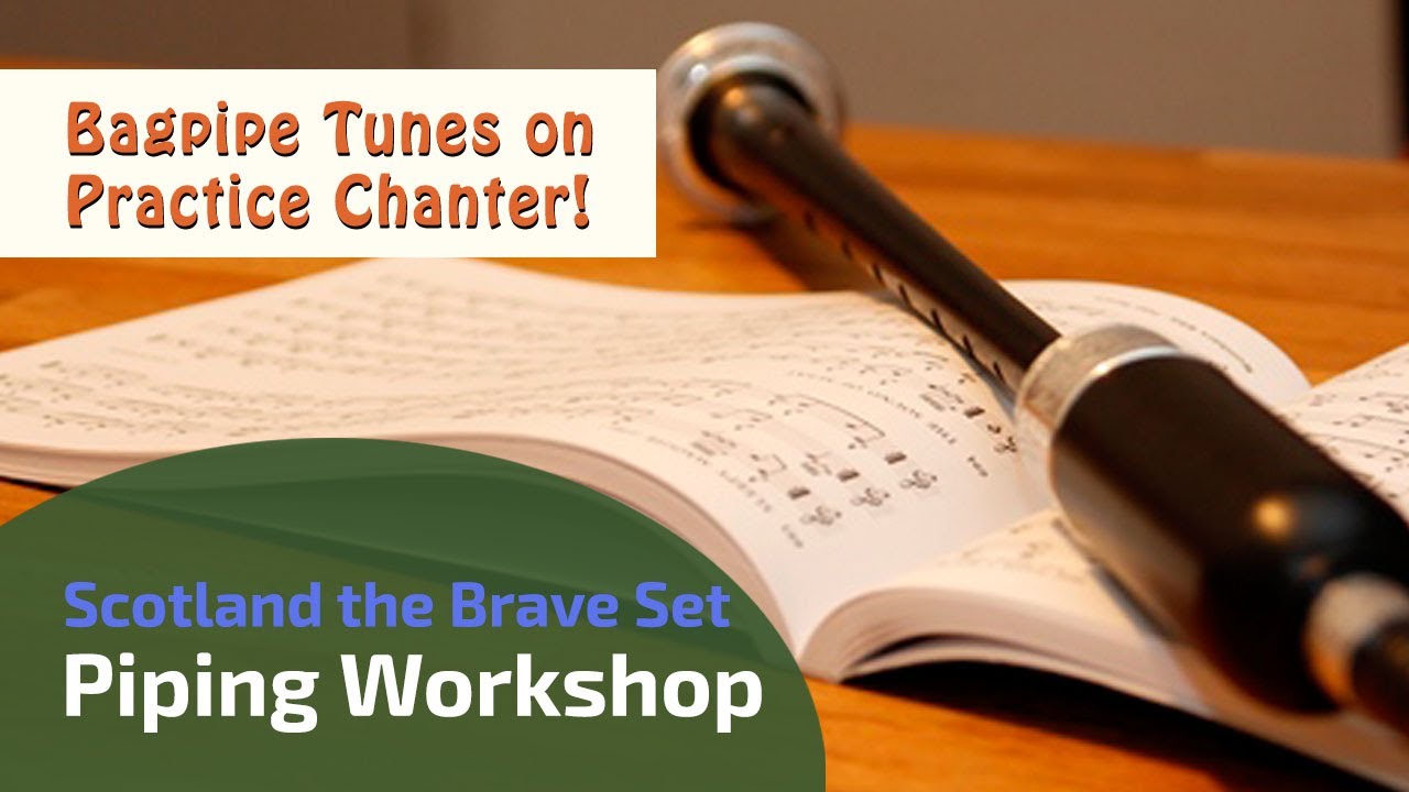 Scotland the Brave, Wings & Rowan Tree | Bagpipe Tunes on Practice Chanter ⭐⭐⭐⭐⭐