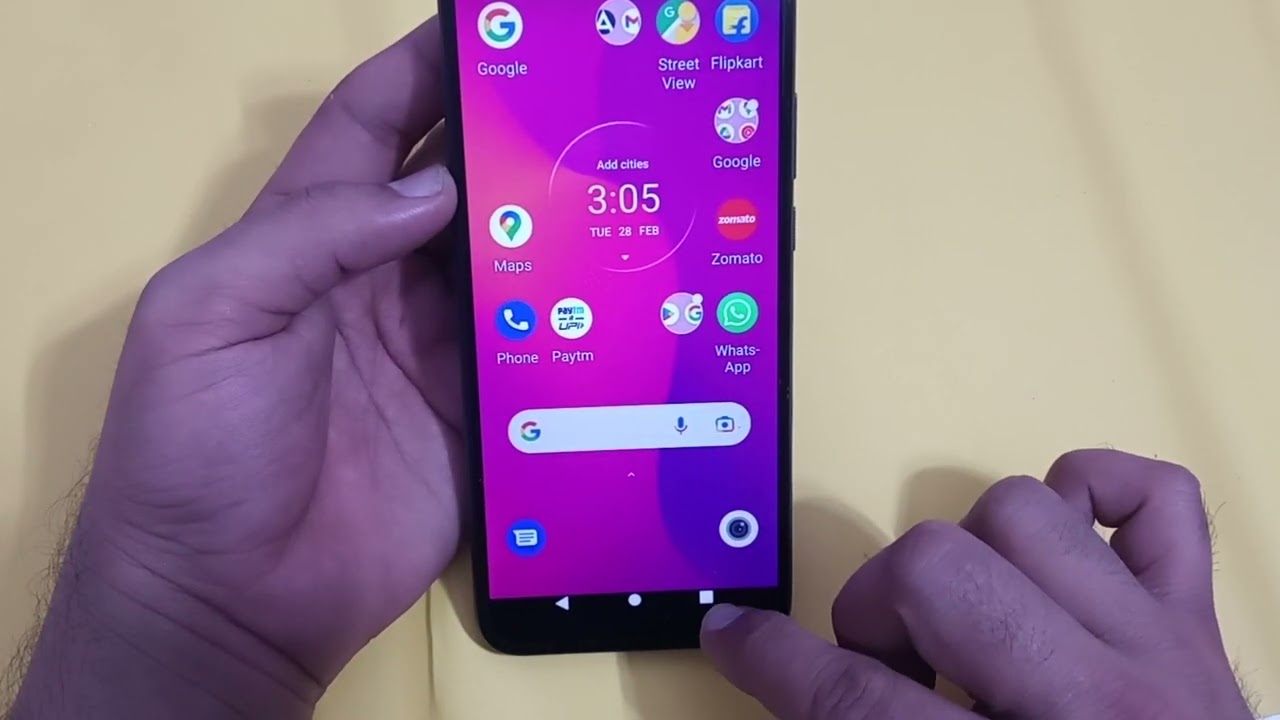 how to enable three button navigation in Lava Z1, Lava z1 3 button navigation setting