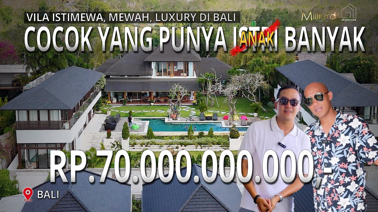 VILA ISTIMEWA DI BALI - HALAMAN LUAS, KAMAR MELIMPAH | TOUR - 158