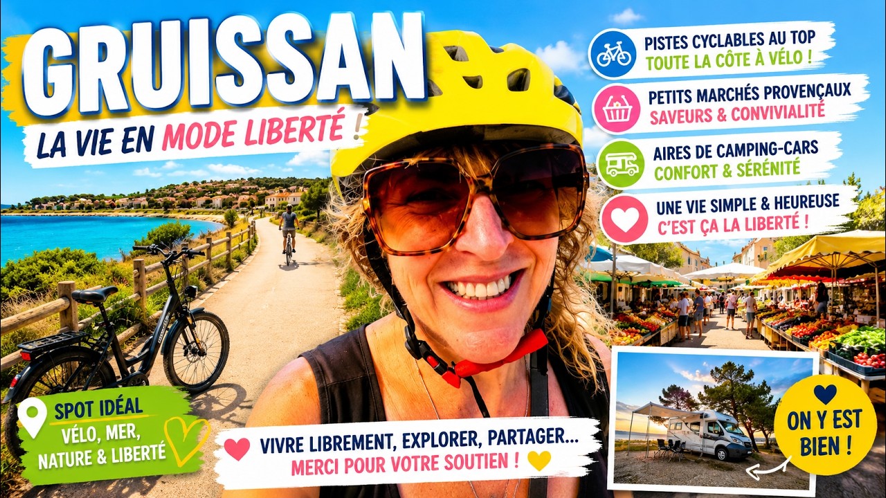 GRUISSAN : on vous emm&egrave;ne visiter ce magnifique village sal&eacute; :) #vanlife #campingcar 