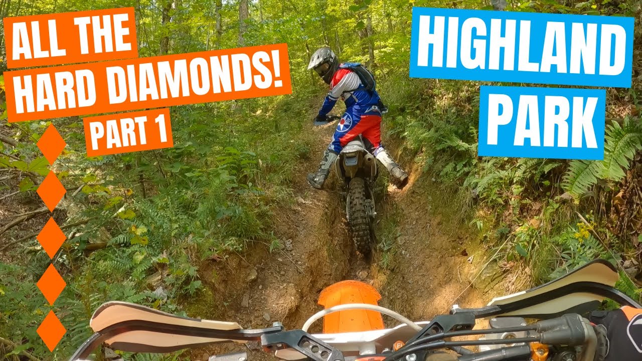 Highland Park (Cedartown, GA), All the Hard Diamonds!, Part 1 - 9/11/2021 | KTM 300 XC