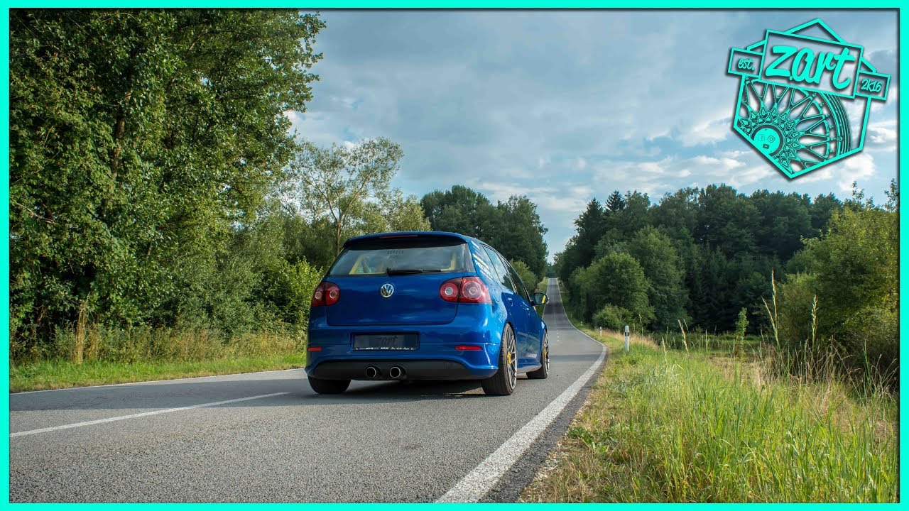 VW Golf R32 | straight pipe exhaust sound | start up | Acceleration |